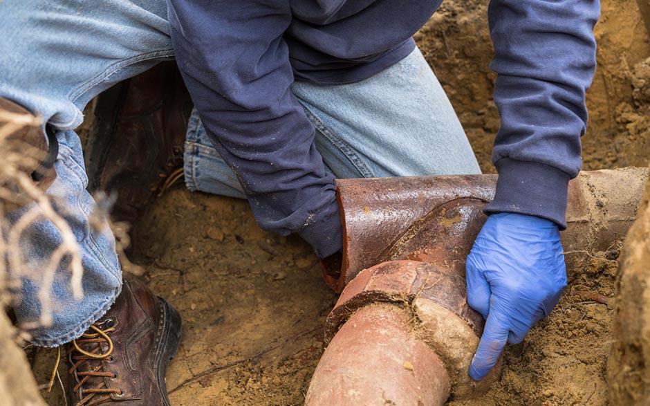 travaux assainissement Les Mureaux
